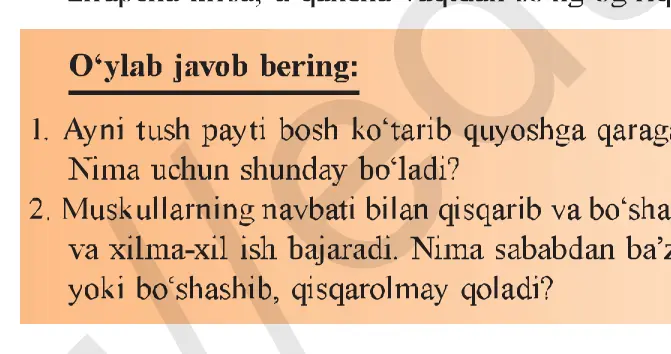 66-rasm. Orqa miyaning tuzilishi: chapda – umumiy ko‘rinishi, o‘ngda – har xil bo‘limlarining ko‘ndalang kesimi; 1 – bo‘yin bo‘limi, 2 – ko‘krak bo‘limi, 3 – bel bo‘limi, 4 – dumg‘aza bo‘limi, 5 – po‘sti, 6 – oq moddasi, 7 – kulrang moddasi.